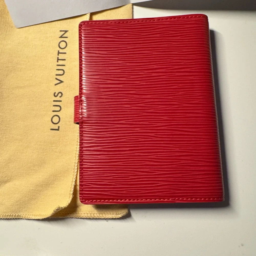 Louis Vuitton Red Leather Planner